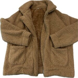 Cozy Brown Sherpa Jacket